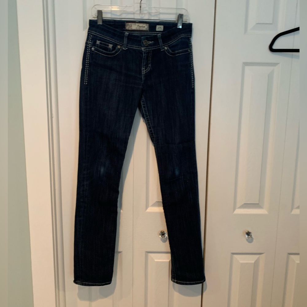 BKE Payton skinny 27L. Dark wash. GUC.